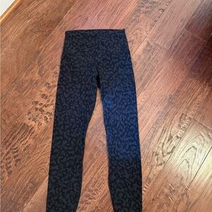 Black Leopard Print Leggings